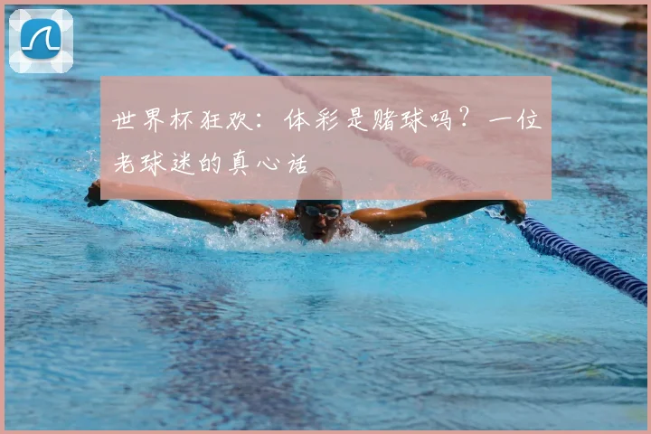 世界杯狂欢：体彩是赌球吗？一位老球迷的真心话